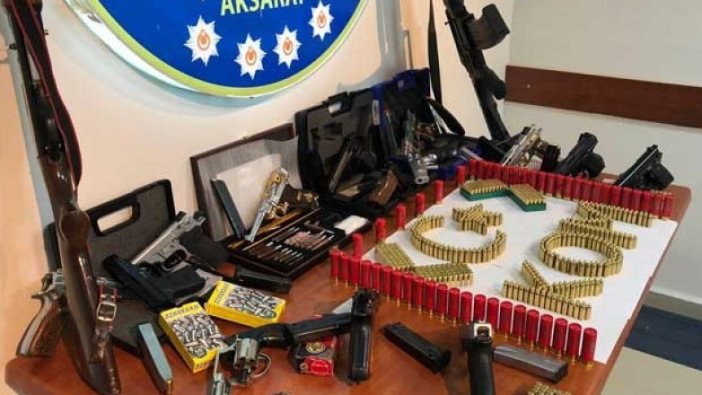 Aksaray'da silah kaçaklığı operasyonu: 10 gözaltı