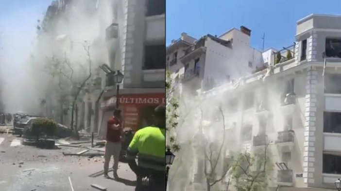 İspanya'da şiddetli patlama