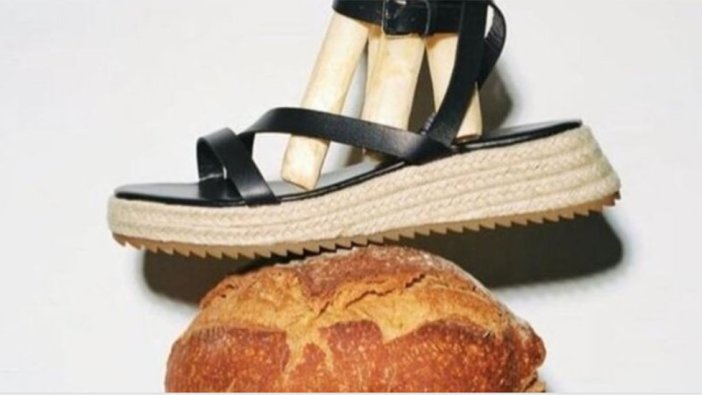 Zara'nın 'ekmekli sandalet reklamı' infial yarattı