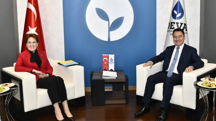 Meral Akşener, DEVA Partisi Genel Başkanı Ali Babacan'ı ziyaret etti