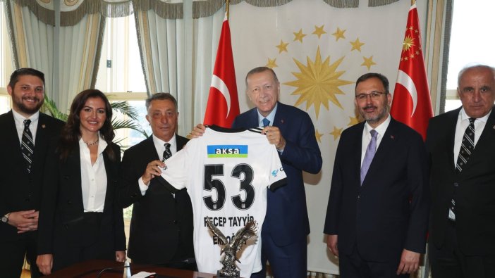 Beşiktaş'tan, Cumhurbaşkanı Erdoğan'a ziyaret