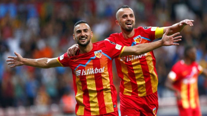 Kayserispor'dan 3 gollük ev  sahibi tarifesi