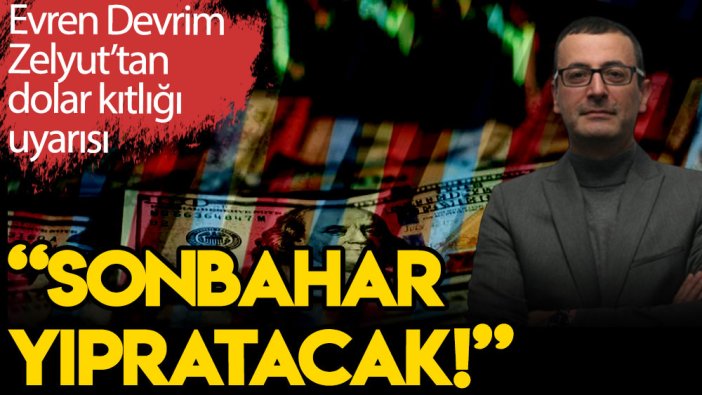 Evren Devrim Zelyut’tan dolar kıtlığı uyarısı: Sonbahar yıpratacak!