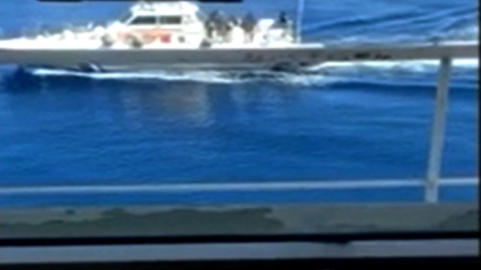 Yunanistan'dan Bozcaada'da Ro-Ro gemisine taciz ateşi
