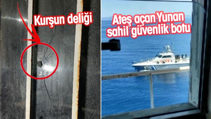 İşte Yunan saldırısının izleri Gemideki kurşun delikleri görüntülendi