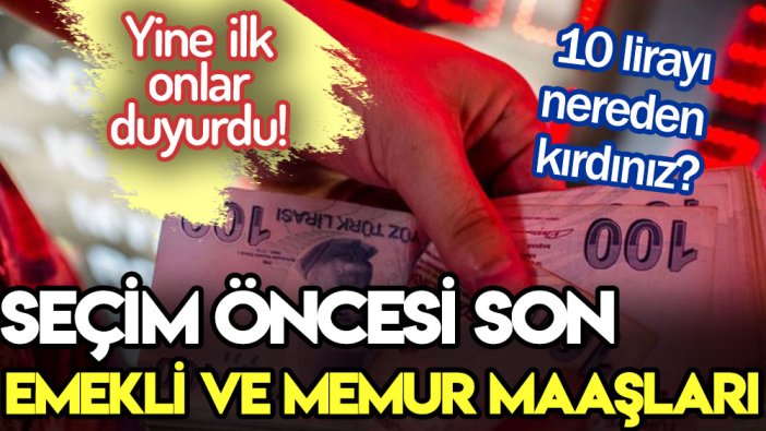 Hükümete yakın gazete Erdoğan'dan önce duyurdu! Emekli ve memura şaşırtan yeni maaş