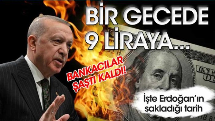 AKP'nin doları bir gecede 9 liraya düşürme planı basına sızdı... İşte verilen tarih