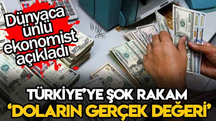 Türkiye'ye şok: Dünyaca ünlü isim doların olması gereken seviyeyi açıkladı... Adil değeri bu