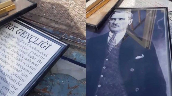 Nevşehir'de hurdaya çıkarılan 'Atatürk portresi' için soruşturma
