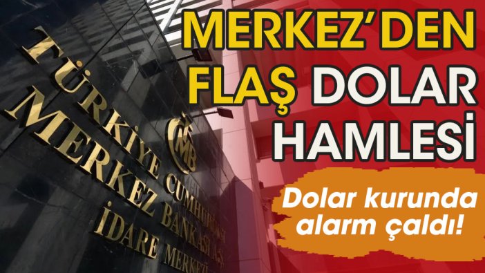 Merkez Bankası'ndan flaş dolar hamlesi geldi! İşte kurda yeni alarm