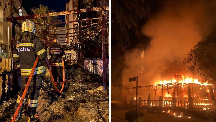 Marmaris'te  kira zam talebine kızdı oteli cayır cayır yaktı