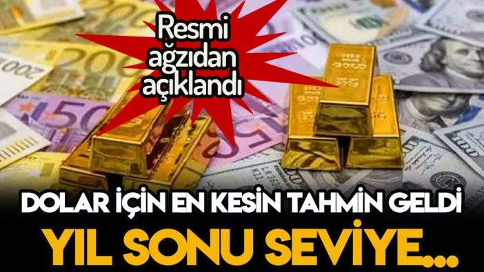 Dolar için en kesin tahmin geldi: İşte sene sonu doları olanın göreceği rakam