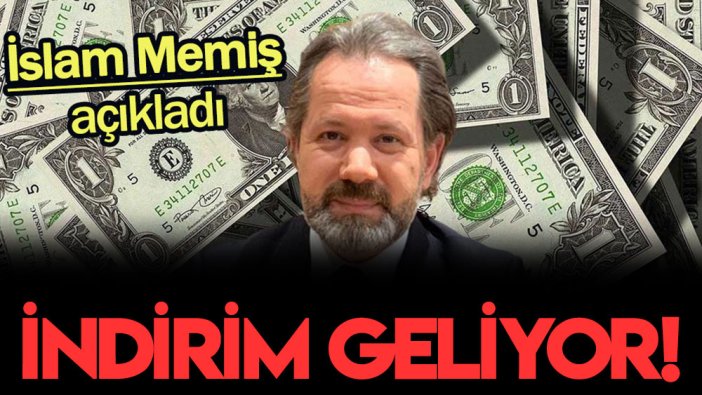 İslam Memiş uyardı: İndirim geliyor