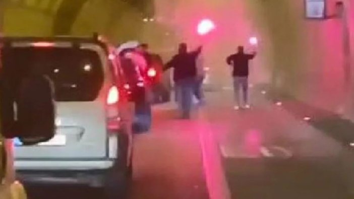 Kağıthane Tüneli’nde asker eğlencesi yapan sürcülere ceza yağdı