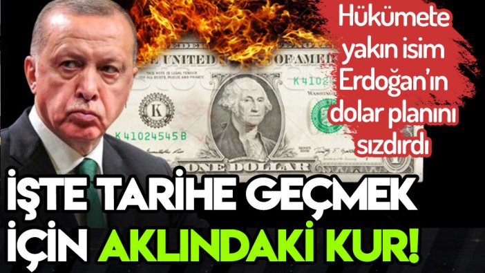 Ağzından kaçırdılar: İşte Erdoğan'ın tarihe geçmek için kuru düşüreceği seviye!