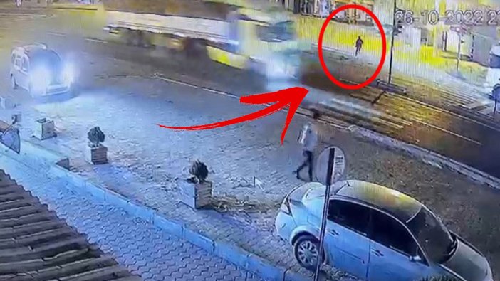 Mardin’de tır ile minibüs çarpıştı yaya son anda kurtuldu