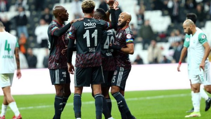 Beşiktaş 3 golle rahat kazandı