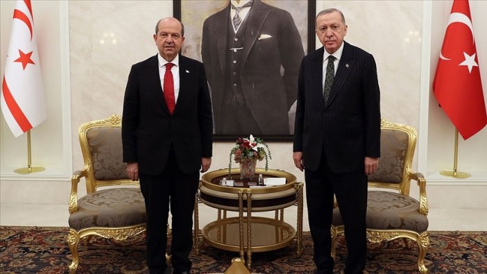 Cumhurbaşkanı Erdoğan ile Ersin Tatar arasında kritik görüşme