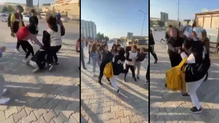 Liseli kızı, öğrenciler feci şekilde dövdü arkadaşları gülerek izledi