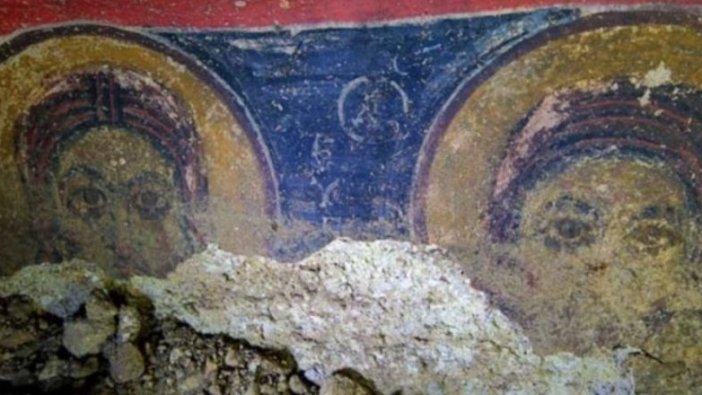 Nevşehir'de yeraltı şehrinde 800 yıllık kilise bulundu