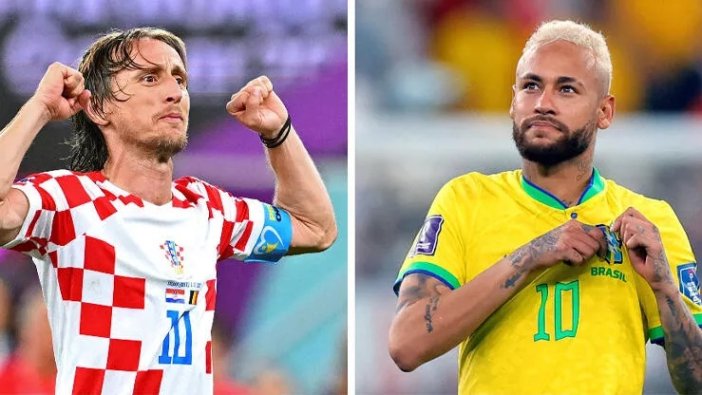 Brezilya'yı saf dışı bırakan Hırvatistan yarı finale yükseldi