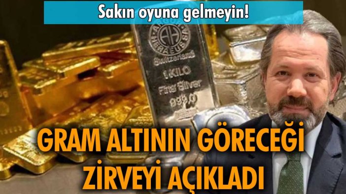 İslam Memiş gram altın için zirveyi açıkladı: Sakın oyuna gelmeyin!