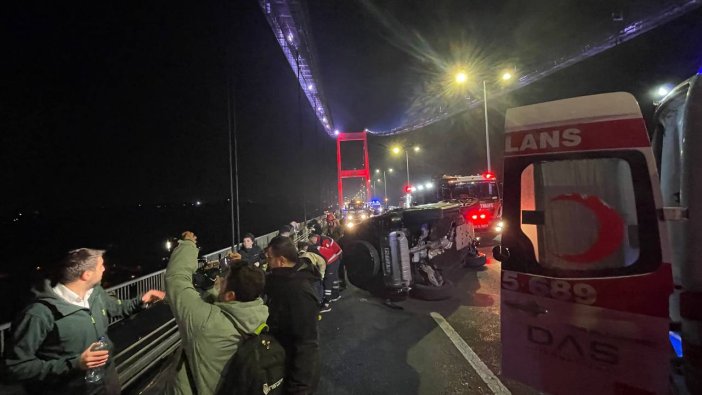FSM Köprüsü'nde zincirleme trafik kazası!