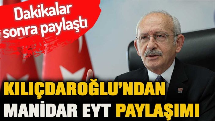 Kılıçdaroğlu EYT kararını bu sözlerle paylaştı!