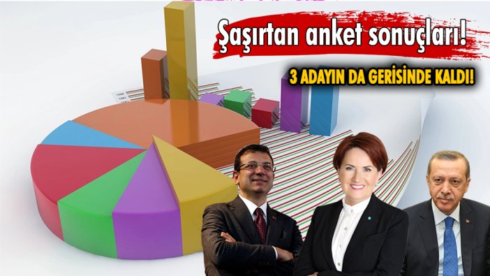 Yöneylem Araştırma anket sonuçları: Erdoğan 3 adayında gerisinde kaldı