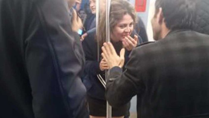 Kafası metro demirine sıkışan kadını itfaiye kurtardı