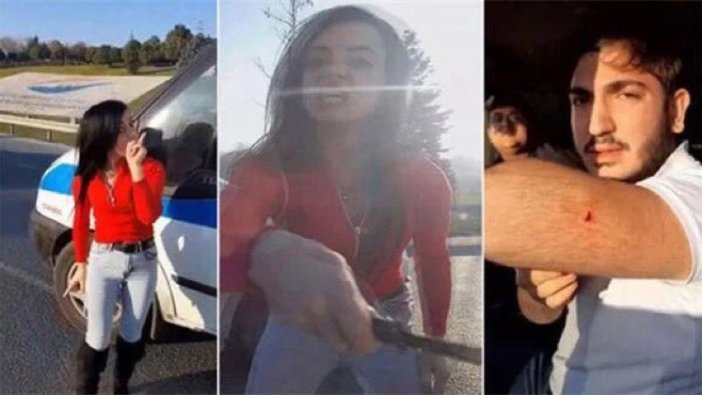 Kadın sürücü ambulans şöförünü bıçakladı: Kameraya alındığını anlayınca...