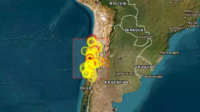 Şili 6.2 şiddetinde sallandı!