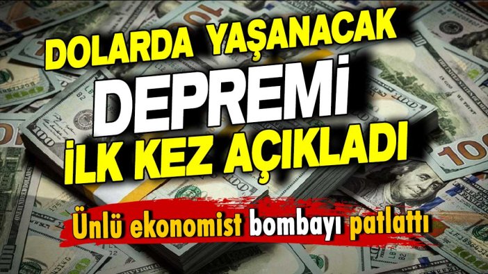 Ünlü ekonomist dolarda yaşanacak depremi ilk kez açıkladı: Merkez Bankası ile görüştüler!