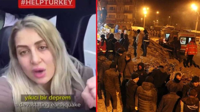 Deprem bölgesine giden Türk doktor yaşanan felaketi dünyaya duyurmak için İngilizce anlattı!