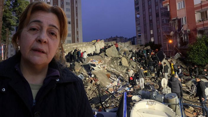 Depremde bir bloğu yıkılan apartmanda oturanlar: İlk önce bir çığlık geldi, apartman yıkılınca çığlık bitti