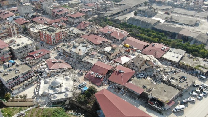 Büyük yıkım dronla görüntülendi: 18 bin nüfuslu mahalle haritadan silindi!