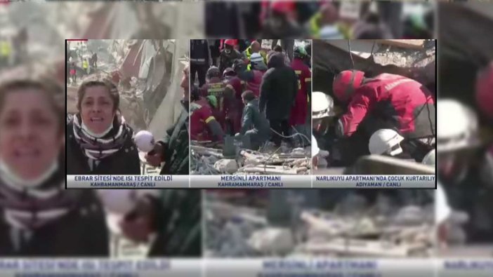 Depremzede kadın isyan etti: Neden çalışma olmayan yeri çekmiyorsunuz, habercilik bu mu?