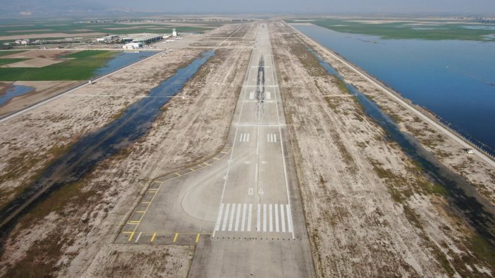 Onarım sonrası hizmete açıldı: Hatay Havalimanı pisti 918 metre kısaldı!