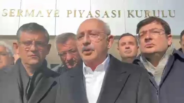 Kemal Kılıçdaroğlu: Bu ülkede herkes soyulacak mı? SPK Başkanı istifa etsin!