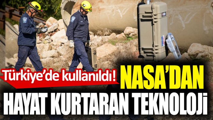 NASA'dan hayat kurtaran teknoloji: Türkiye'de kullanıldı