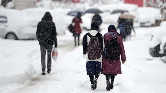 Eğitime kar engeli: O ilde okullar tatil edildi!