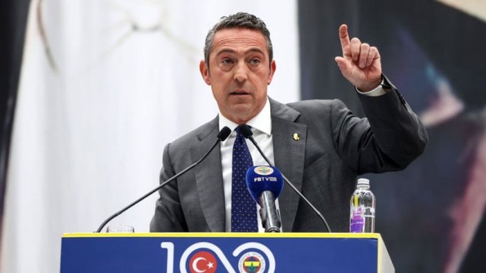 Fenerbahçe Başkanı Ali Koç ''Büyük bir çalışmamız var'' diyerek duyurdu