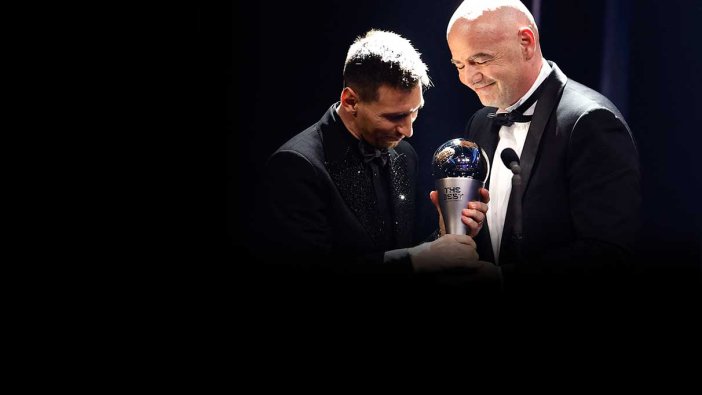 2022'nin en iyi futbolcuları ödüllerini aldı: Lionel Messi geceye damgasını vurdu