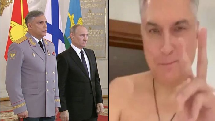 Putin'in en yakınındaki komutandı... Ukraynalılar skandal görüntüyü ifşa etti