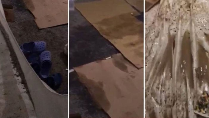 Depremzedelerin çilesi bitmedi! Kahramanmaraş'ta çadır kenti su bastı