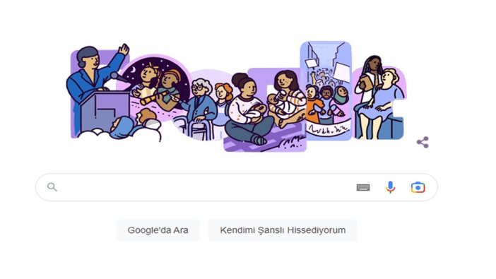 Google'dan Kadınlar Günü Doodle'ı: 8 Mart Dünya Kadınlar Günü kutlu olsun