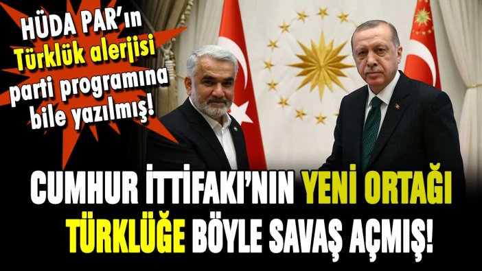 Cumhur İttifakı'nın yeni ortağı Türklüğe böyle savaş açmış!