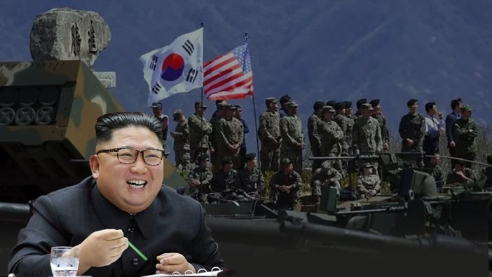 Güney Kore ve ABD'nin işbirliği  tatbikatına karşılık Kuzey Kore'den tehdit gibi gözdağı!