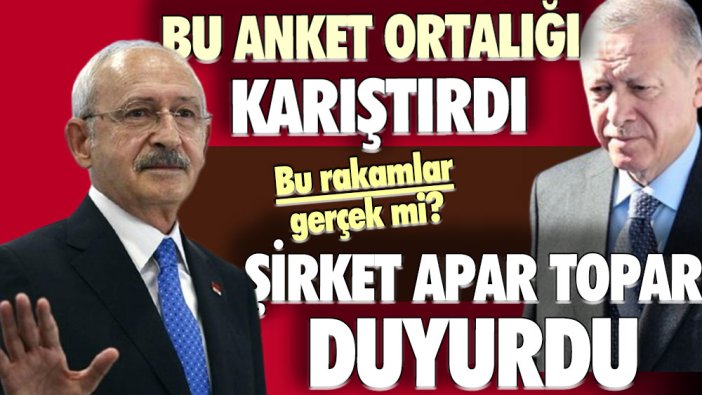 Ortalığı karıştıran anket sonrası açıklama yapıldı: Erdoğan ve Kılıçdaroğlu arasındaki fark gerçek mi?