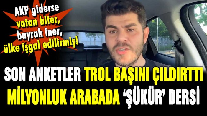 Son anketler AKP'nin trol başını çıldırttı! Vatandaşlara hakaret etti